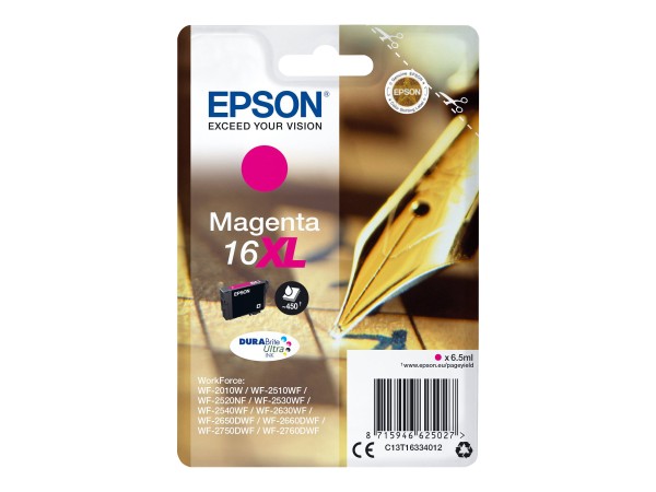 EPSON 16XL XL Magenta Tintenpatrone