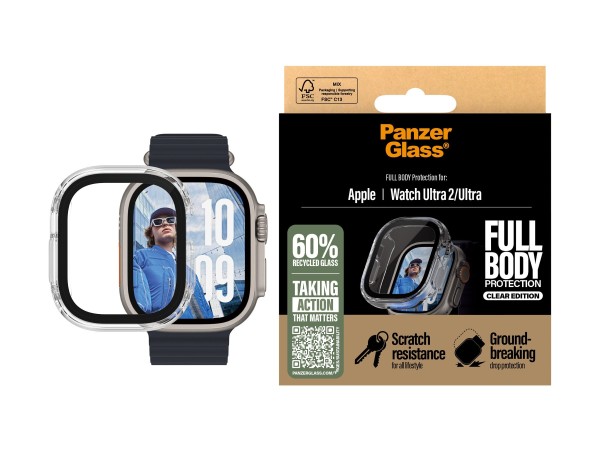 PANZERGLASS Snappie Full Body Clear Apple Watch Ultra 2024 (3721)