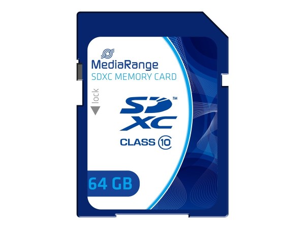 MEDIARANGE SD Card 64GB MediaRange SDHC CL.10