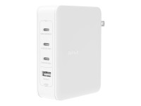 BELKIN 140 Watt 4-Port GaN Ladegerät mit UK, EU, US Stecker