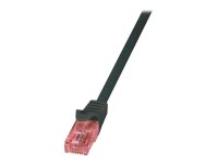 LOGILINK CQ3063S S/FTP Patchkabel Kat.6A PrimeLine schwarz -   3,00m