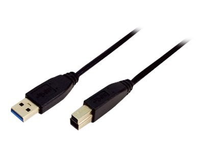 LOGILINK Kabel USB 3.0 Anschluss A->B 2x Stecker 2,00 Meter