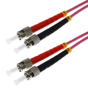 HERWECK Helos - Patch-Kabel - ST multi-mode (M) - ST multi-mode (M) - 5 m - Glasfaser - 50/125 Mikro