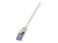 LOGILINK Patch Cable Cat.7 800MHz S/FTP grau 1.00m Prime Line