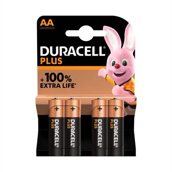 DURACELL Batterie Plus NEW - AA (MN1500/LR06) Mignon 4St.