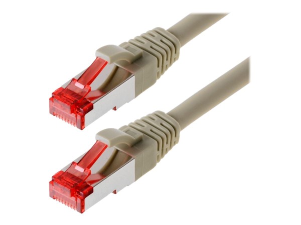 HERWECK helos Patchkabel S/FTP (PIMF) CAT 6 grau 0,5m