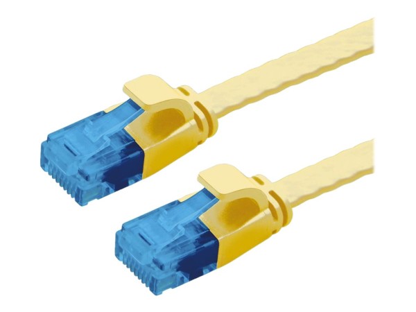 VALUE 21992032 RJ45 Netzwerkkabel, Patchkabel CAT 6a U/UTP 2.00 m Gelb 1 St.