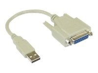 USB-Gameport Adapterkabel USB Stecker A an 15pol Sub D Buchse