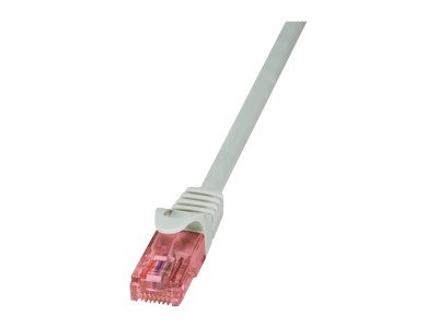 LOGILINK CAT6 U/UTP Patch Cable AWG24 LSZH grau 3.00m Prime Line