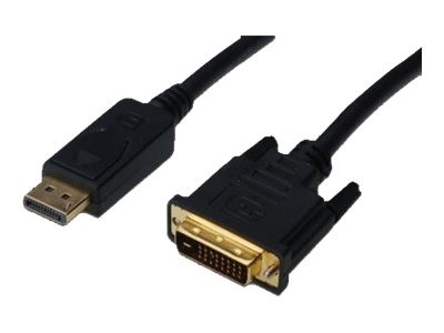 DIGITUS ASSMANN Adapterkabel DisplayPort DVI-D 24+1 M/M digital Full HD Dual Link 3m AWG32