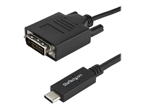 STARTECH.COM USB-C auf DVI Adapterkabel - USB Typ-C auf DVI Konverter / Adapter - 1m - 1920x1200