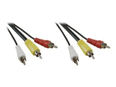 NONAME Cinch Kabel Audio/Video, 3x Cinch St/St 3m