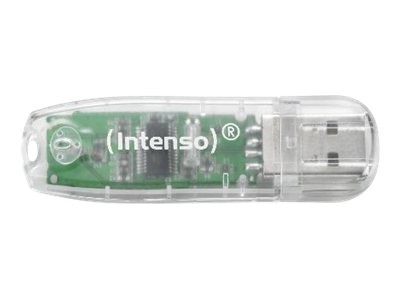 INTENSO Stick USB2.0 FD 32GB INTENSO Rainbow Line [transparent] rt