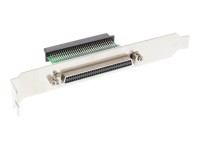 NONAME SCSI III U320 Slotblech 68pol mini Sub D Bu/Bu, innen/außen