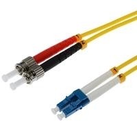 HERWECK Helos - Patch-Kabel - LC-Monomode (M) - ST single mode (M) - 3 m - Glasfaser - 9 / 125 Mikro