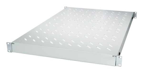 LOGILINK verstellbarer Fachboden 19" 1000mm Tiefe, lichtgrau
