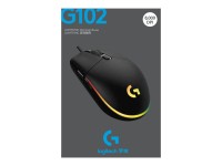 LOGITECH Gaming Mouse G102 LIGHTSYNC - Maus - Für Rechtshänder - optisch - 6 Tasten - kabelgebunden