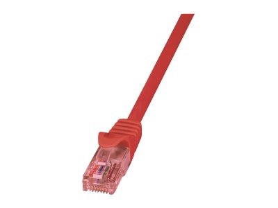 LOGILINK CAT6 U/UTP Patch Cable AWG24 LSZH red 5.00m Prime Line