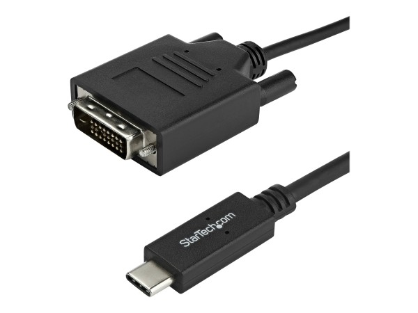 STARTECH.COM USB-C auf DVI Adapterkabel - USB Typ-C auf DVI Konverter / Adapter - 2m - 1920x1200