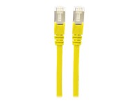 INTELLINET Network Cable, Cat7 Raw Cable, Cat6A Modular plugs, CU, S/FTP, LSOH, 1 m, Yellow