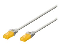 DIGITUS Professional - Patch-Kabel - RJ-45 (M) - RJ-45 (M) - 3 m - UTP - CAT 6a - halogenfrei - Grau