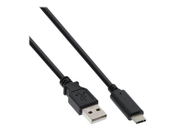 INLINE - USB-Kabel - USB-C (M) bis USB (M) - 0,5 A - 5,0m - Schwarz (35735)