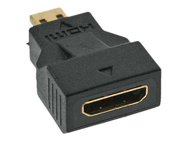 INLINE ®, HDMI Adapter, HDMI C Buchse auf HDMI D Stecker, vergoldete Kontakte