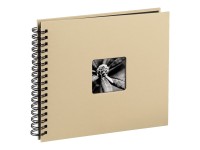 HAMA  Fine Art  Spiral taupe 36x32 50 schwarze Seiten   10609