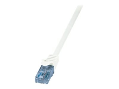 LOGILINK CP3081U Patchkabel RJ45-Stecker auf RJ45-Stecker CAT 6a U/UTP 7,50m - Weiß