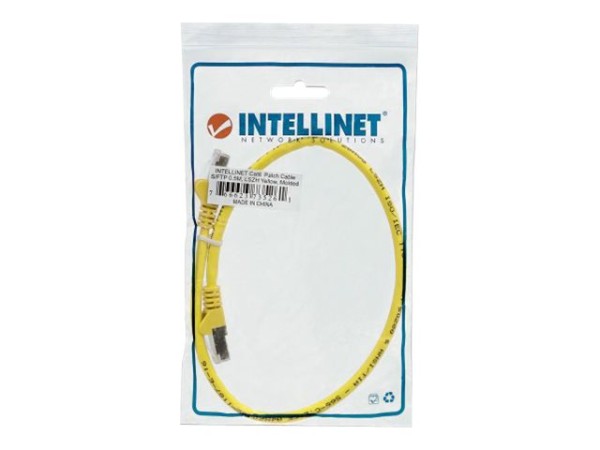 INTELLINET Kabel INTELLINET Netzwerkkabel, Cat6A zertifiziert, CU, S/FTP, LSOH, 3 m, [ye]