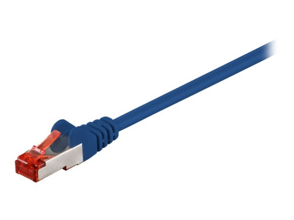 WENTRONIC CAT 6 Netzwerkkabel 2xRJ45 Stecker - S/FTP 2x geschirmt: PIMF + Gesamtschirm (Geflecht)