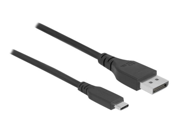 DELOCK Bidirektionales USB Type-C zu DisplayPort Kabel DP Alt Mode 8K 60 1,5m DP 8K zertifiziert