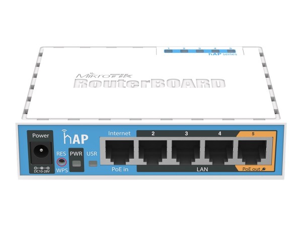 MIKROTIK hAP with 650MHz CPU, 64MB RAM,