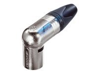 NEUTRIK NC3Mrx Stecker - 3-polige XLR plug.Nikkel behuizing en zilvere contacten.