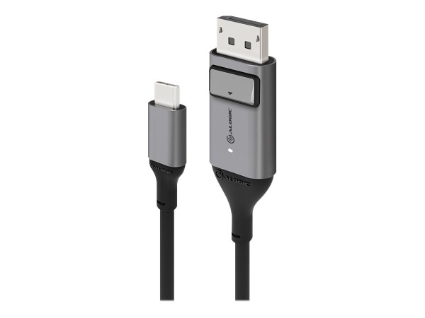 ALOGIC USB Kabel USB-C to DPort M/M 2m 4K 60Hz grau