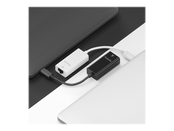 PURELINK Adapter 0,10m iSerie IS261 USB-C auf Ethernet(RJ45) schwarz