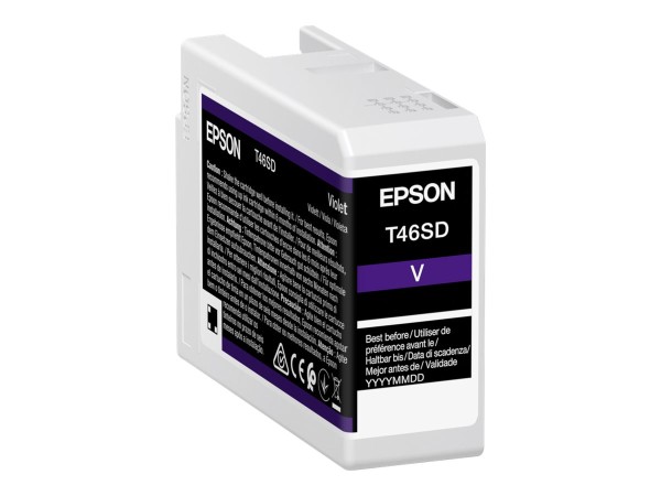EPSON Singlepack Violet T46SD UltraChrome Pro 10 ink 26ml