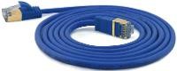 WANTEC Patchkabel CAT7 extradünn (Stecker CAT6A) SSTP blau 0,25m