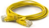WANTEC Patchkabel CAT6A (rund 2,8mm) UTP gelb 1,0m