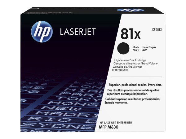 HP 81X Schwarz LaserJet Tonerpatrone (CF281X)