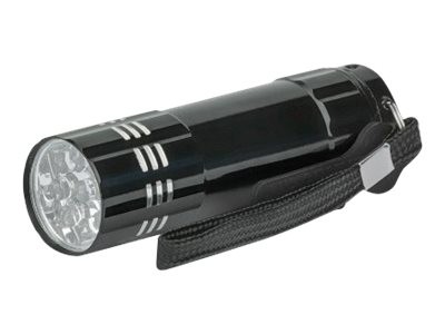 IC INTRACOM MANHATTAN 3er-Pack LED-Aluminiumtaschenlampe 45 Lumen Ausgangsleistung neun LEDs kompakt
