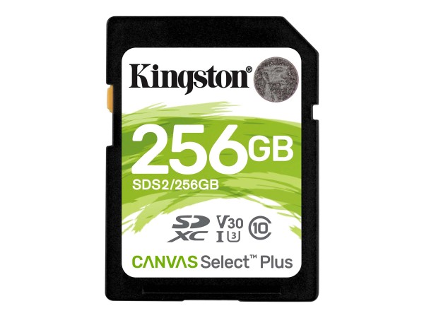 KINGSTON 256GB SDXC CANVAS SELECT PLUS