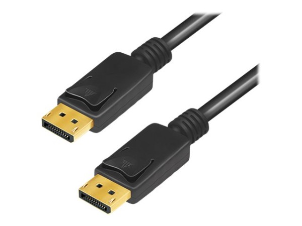 LOGILINK DisplayPort 1.4 Anschlusskabel, 5,0 m, schwarz DisplayPort Stecker - DisplayPort Stecker, m