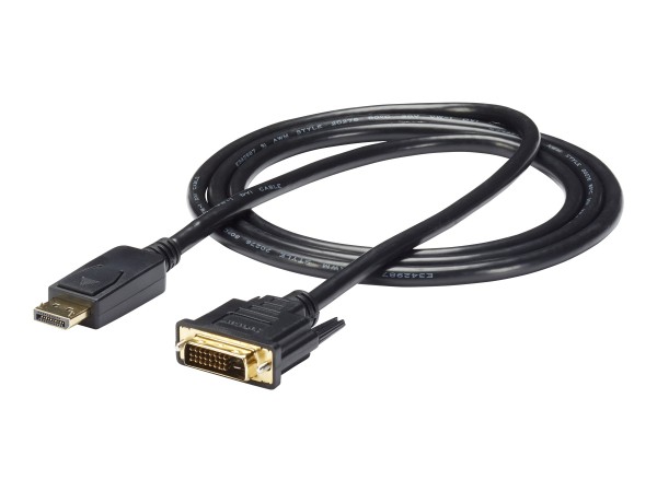 STARTECH.COM 1,8m DisplayPort auf DVI Kabel - Stecker/Stecker - DP zu DVI Adapter/ Koverter - 1920x1