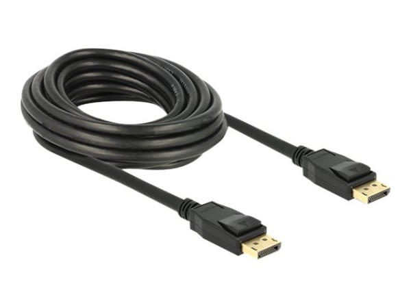 DELOCK Displayport Kabel Delock DP -> DP St/St 5.00m schwarz 4K