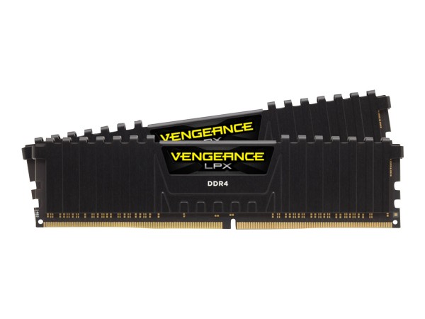 16GB DDR4-3000-15 Corsair Vengeance LPX bk K2 COR