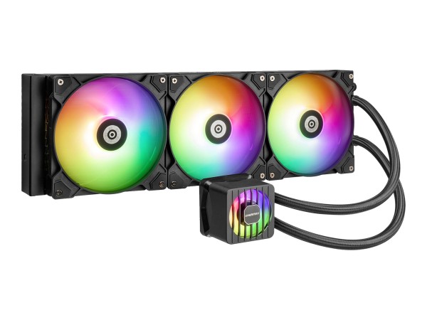 ENERMAX LIQMAXFLO 360mm CPU AIO Flüssigkeitskühler - Xtreme Doppelkammerpumpe- VRM (ELC-LMF360T-ARGB