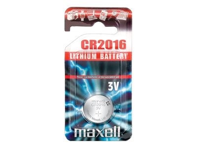 MAXELL Batterie Knopfzelle CR2016 3V 90mah Lithium 1St.