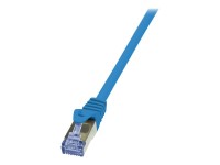 LOGILINK CQ3066S S/FTP Patchkabel Kat.6A PrimeLine blau -   3,00m