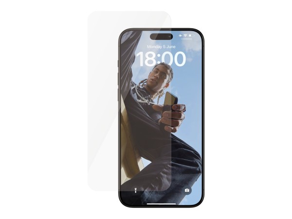 PANZERGLASS SAFE. by PanzerGlass? Displayschutz für das Apple iPhone 15 Pro Max | Ultra-Wide Fit